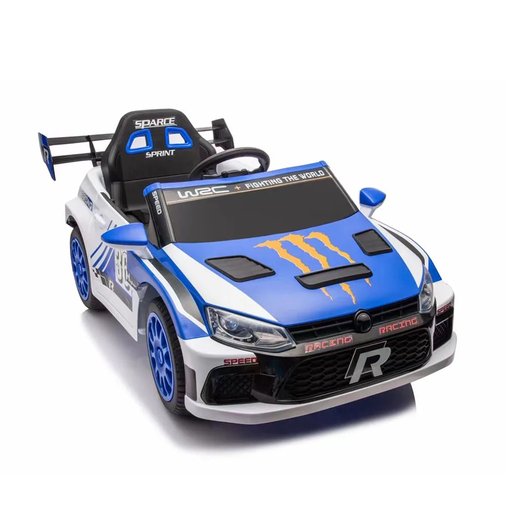 Children's Electric Baby Toy Car - Seats 1-4 Year Old Kids  Four-Wheell Remote Control Sports Car Design Remote Control Vehicle