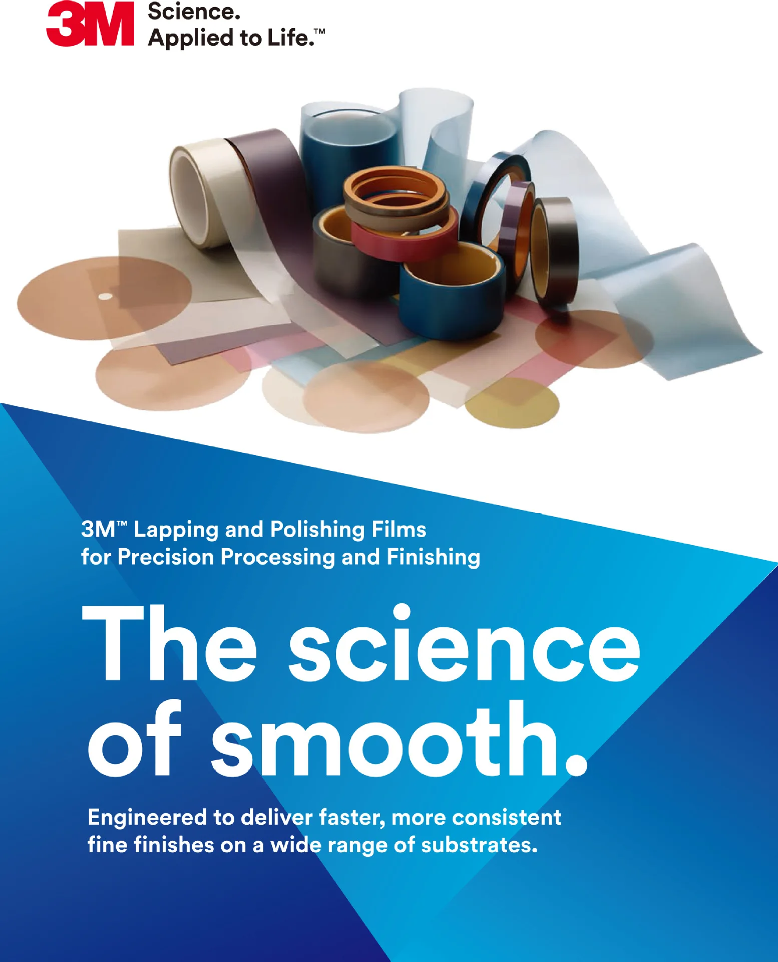 3m 266x Lapping Film Psabacked Aluminum Oxide 8.5 In X 11 In Lapping