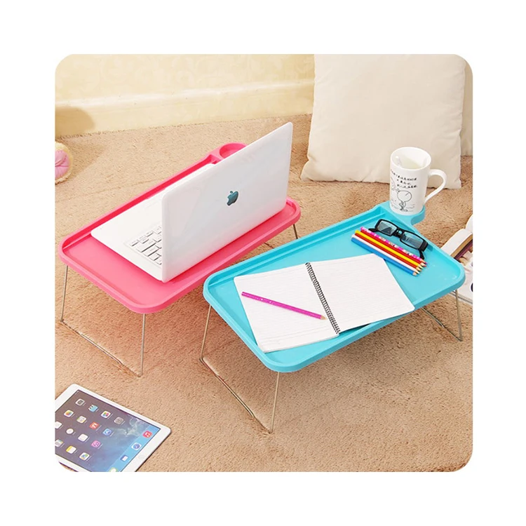 Foldable Laptop Table Bed Desk Breakfast Serving Bed Tray | Portable ...