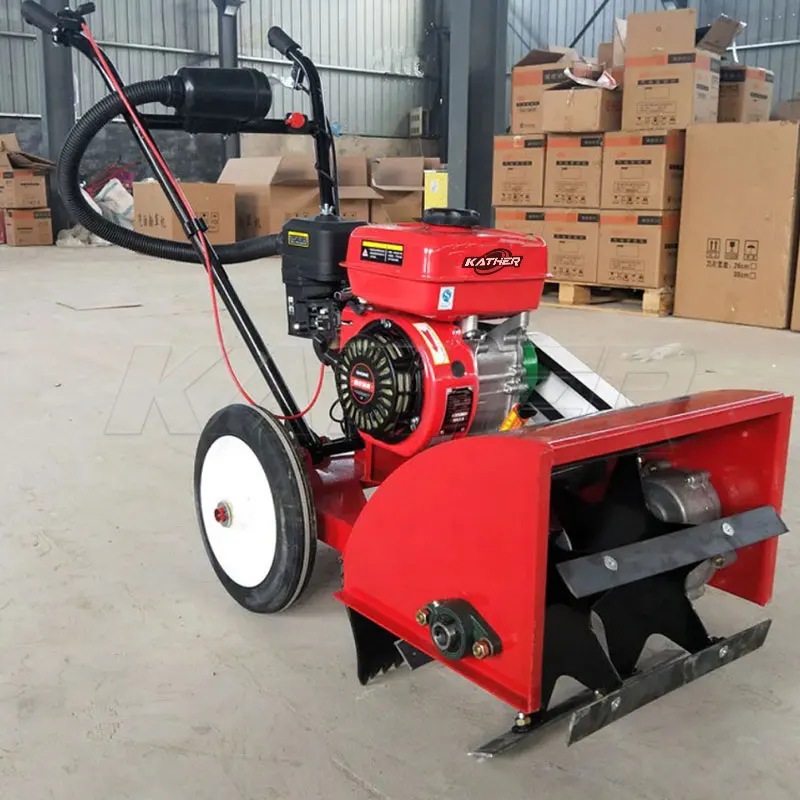 KATHER Agricultural Machinery Power Weeder Mower Grass Cutting Machine 4 Stroke Gasolinerotary Tiller for Soil Loosening Weeding