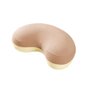 Ergonomic C-Shaped Pea Pillow Memory Foam Material Breathable Washable Soft Multi Pillow for Side Sleepers Body Support