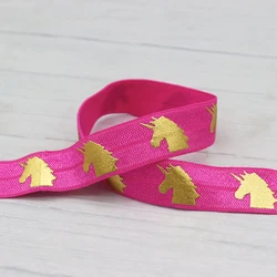 Эластичные единороги на радужной ленте 5/8