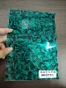 สีเขียวทิฟฟานี่เงางาม ฐานสีเงิน