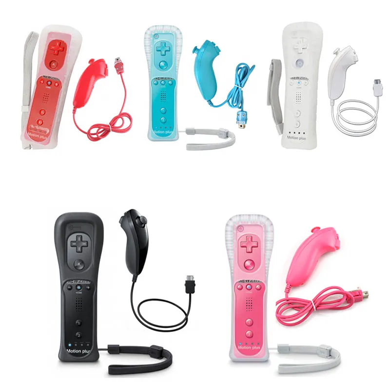 neutrale Industrieel zak 2 In 1 Built In Motion Plus Remote Gamepad Controller And Nunchuck For  Nintendo Wii & Wii U - Buy 2 In 1 Built In Motion Plus Remote Gamepad  Controller,Motion Plus Remote