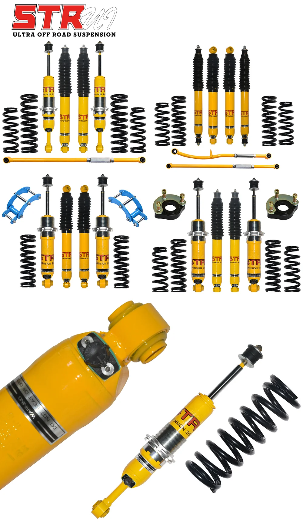 For Hilux Revo Off Road Suspension Foam Cell Shock Absorber 9 Stages