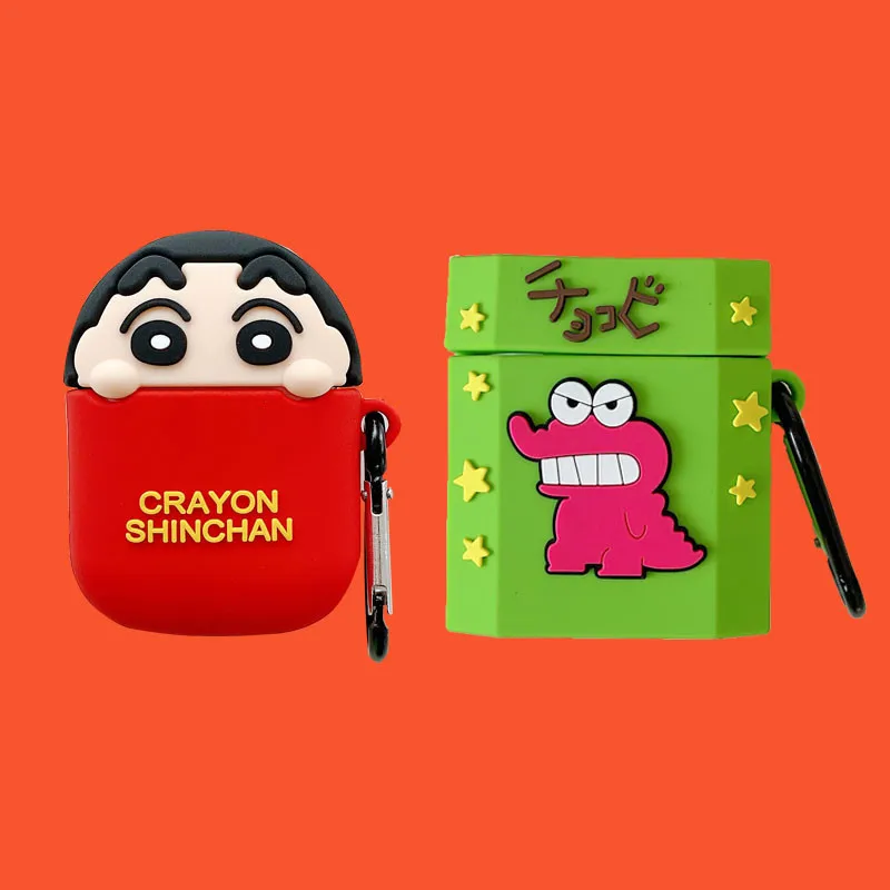 Custodia Protettiva In Silicone Per Apple Airpods 1 2 3d Cartoon Simpatico  Pastello Shinchan Dinosaur Cuffie All'ingrosso Air Pod Pro Cover - Buy Per  Airpods Copertura,Per Airpods Anc,Per Airpod Cuffia Product on