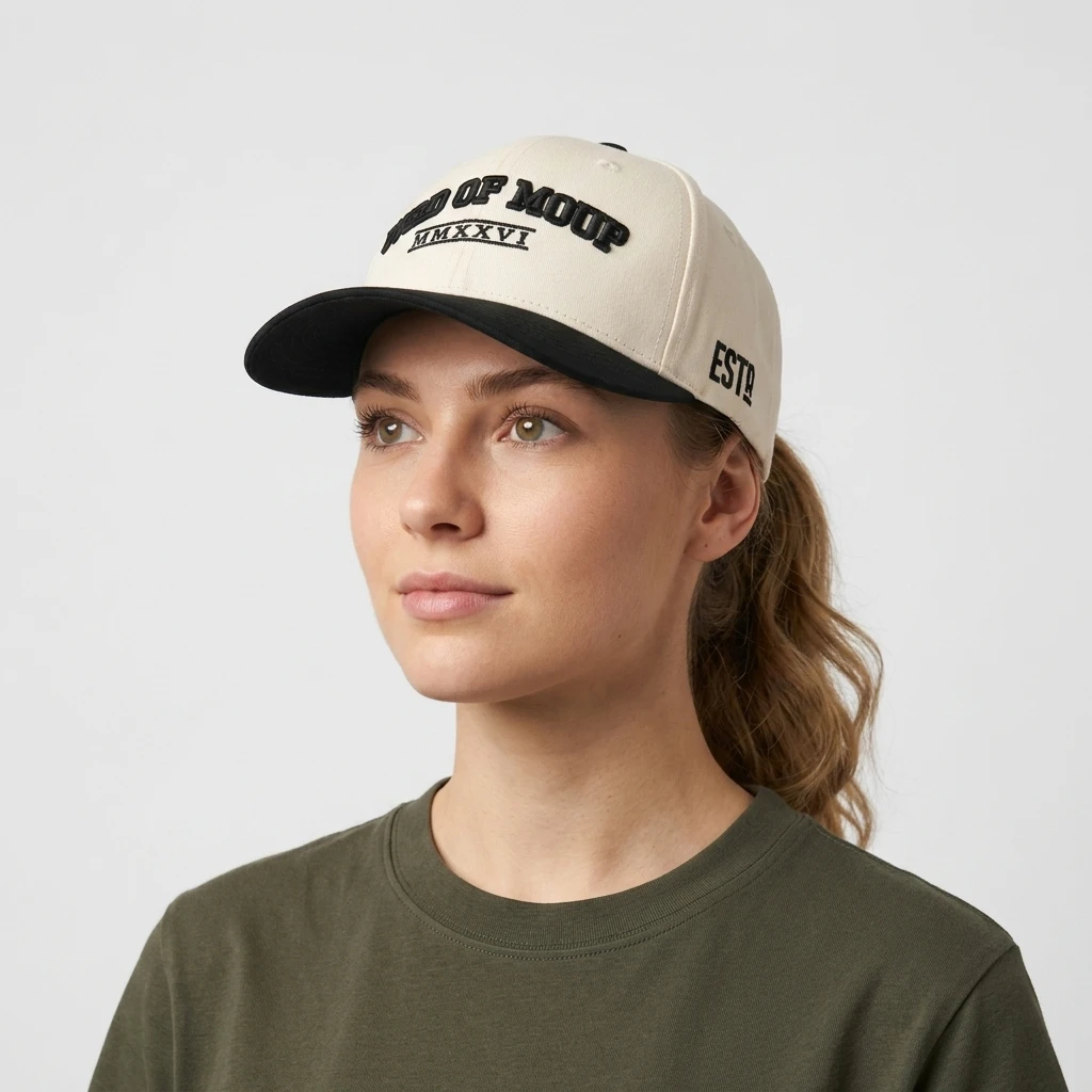 Cappellini snapback da baseball neri con logo ricamato personalizzato, cappellini da matrimonio bicolore_voghion.com