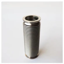 Factory wholesale 304/316L stainless steel KF vacuum flexible pipe bellows with clamp connection