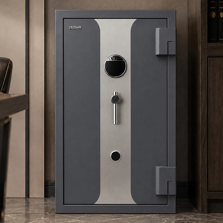 aj 1000 ceqsafe ce certified burglar proof security finance intelligent fireproof security safe box with electronic digital lock-3