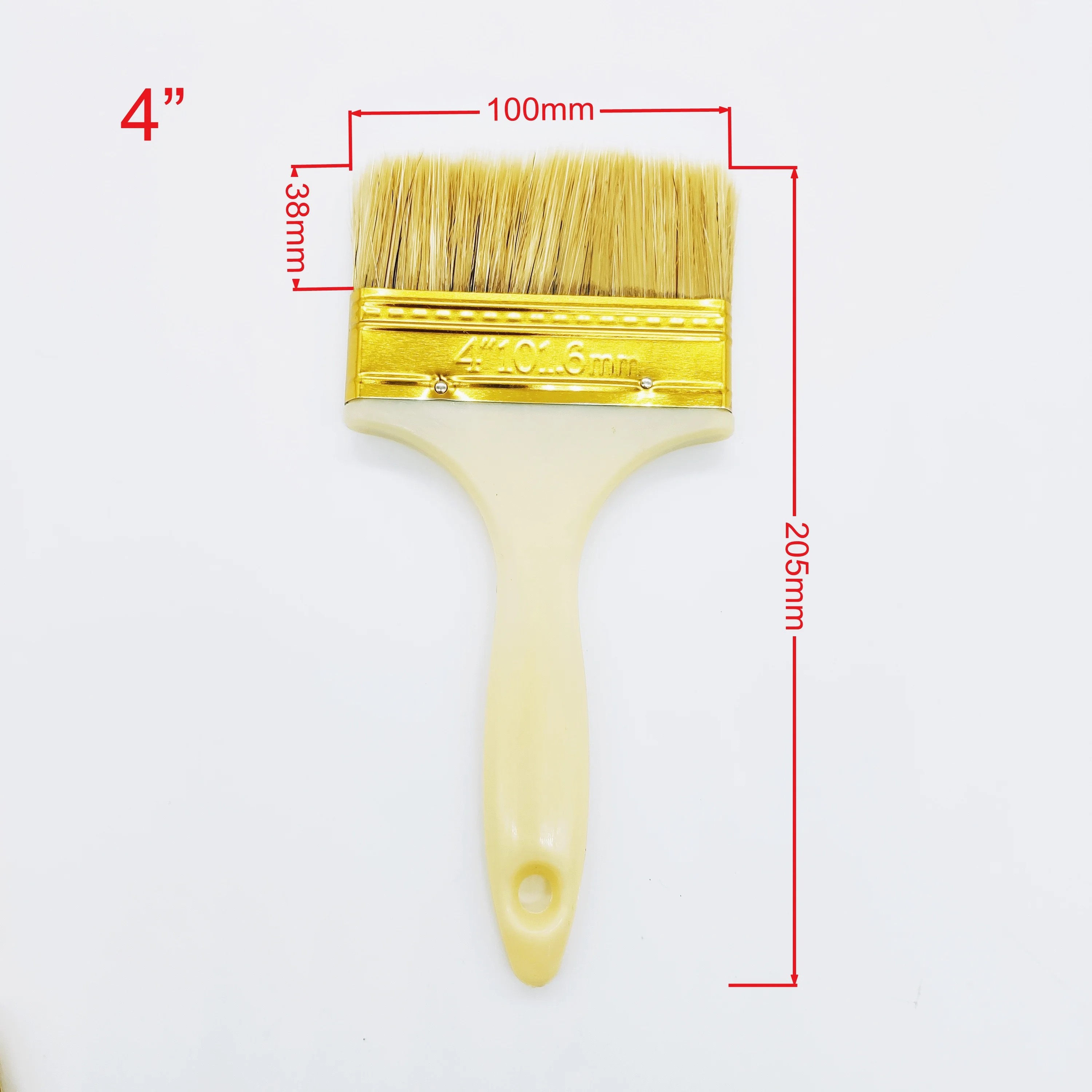 Quality guaranteed cheap synthetic filament plastic handle paint brush for sale