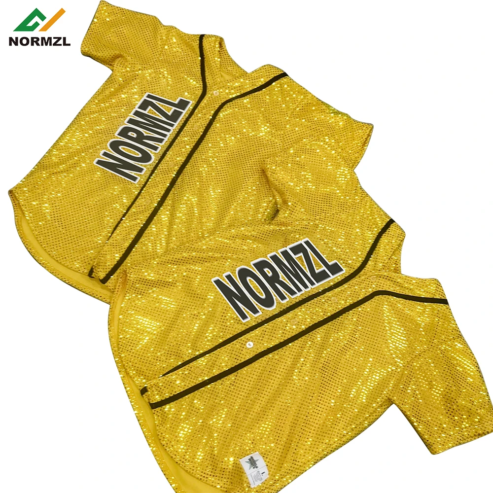 Team Low Moq Custom Design Sports Cheerleading Shiny Fabric Cheerleader Baseball Shirts Normzl Oem logo Cheer Jersey