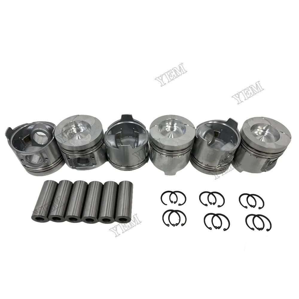 For Komatsu 6D95 Piston Kit High Performance Engine Parts 3