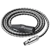 black 4 pin xlr to mini xlr