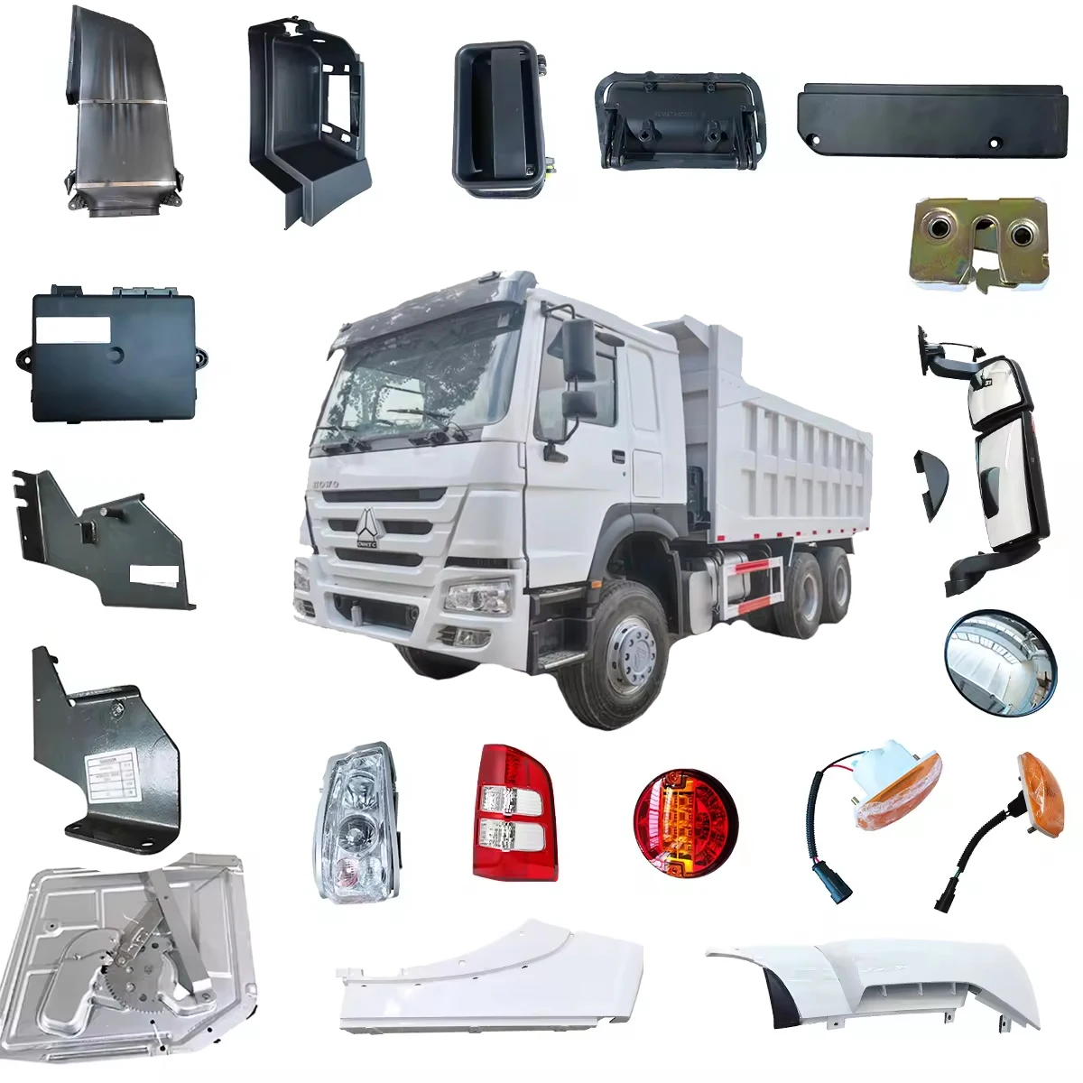 Sinotruck Howo Dump Truck Parts  Steel Body Parts for sale