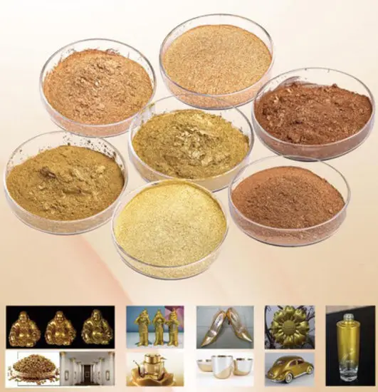 High Quality Low Price Powder Metallurgy Copper Gold Powder