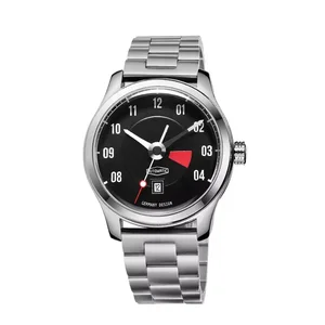 Good Design Elegant Create Your Own Brand Unique Private Label  Flipper Luxury Watch Automatic Movement for Men