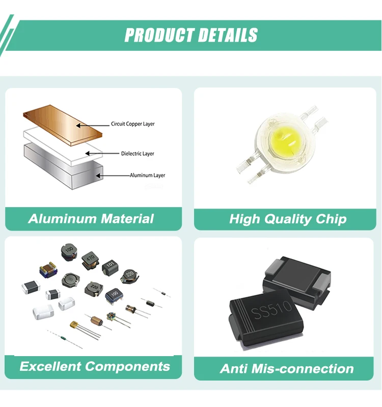Strobe Light Circuit Board 21 Led Board 4v Pcb Assembly Ssd 12v Led