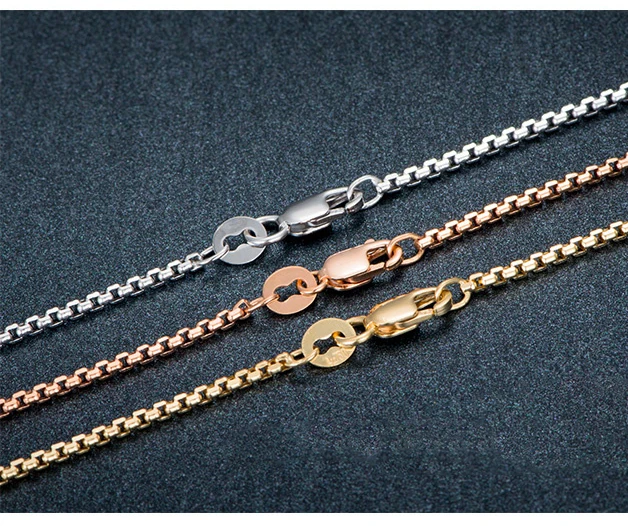 Shop Our 18K Solid Gold Box Chains for Men Durable Stylish