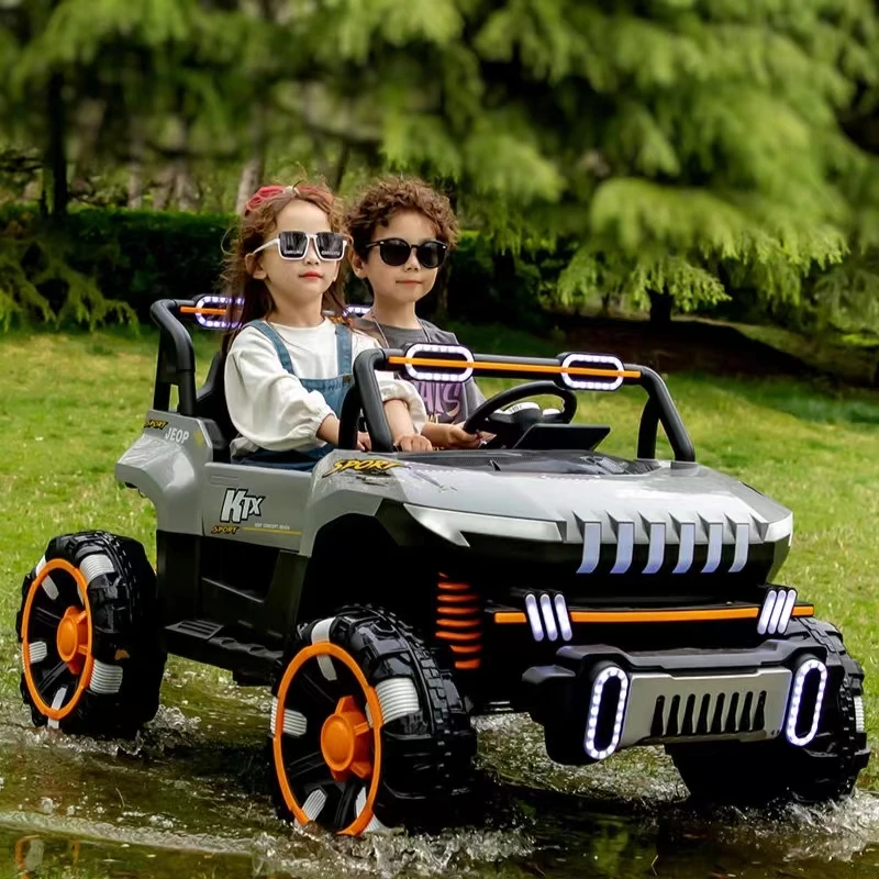 12v luxury 2 seater electric car  big battery baby toy car kids off road ride on car for kids to drive-777077