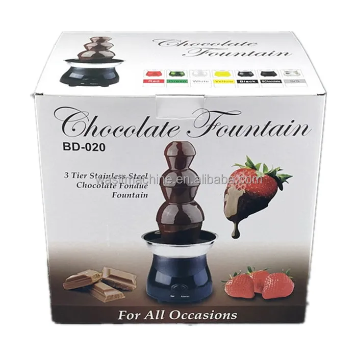 melting Cheap Professional Chocolate Fountain commercial chocolate fountain machine