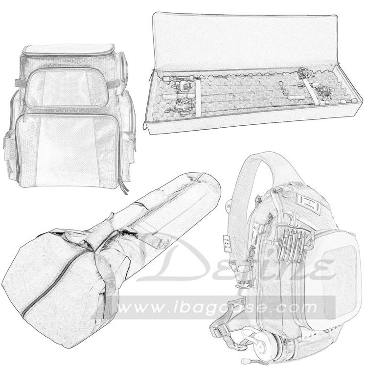 Factory Portable Angler Shuttle Kit Storage Case Thermoformed Eva Ice