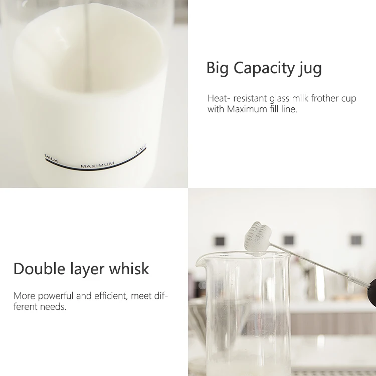 Electric Handheld Foam Maker Cake and Egg Beater Milk Frother