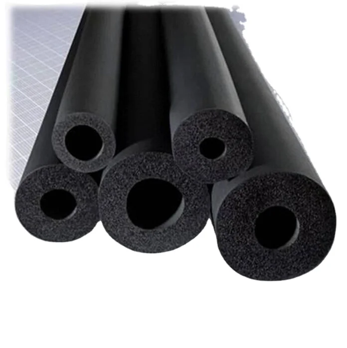 2-Pack Foam Insulation Hose For AC Pipes - 0.51" ID, 0.35" Thick, 5.9 Ft Length (Black)