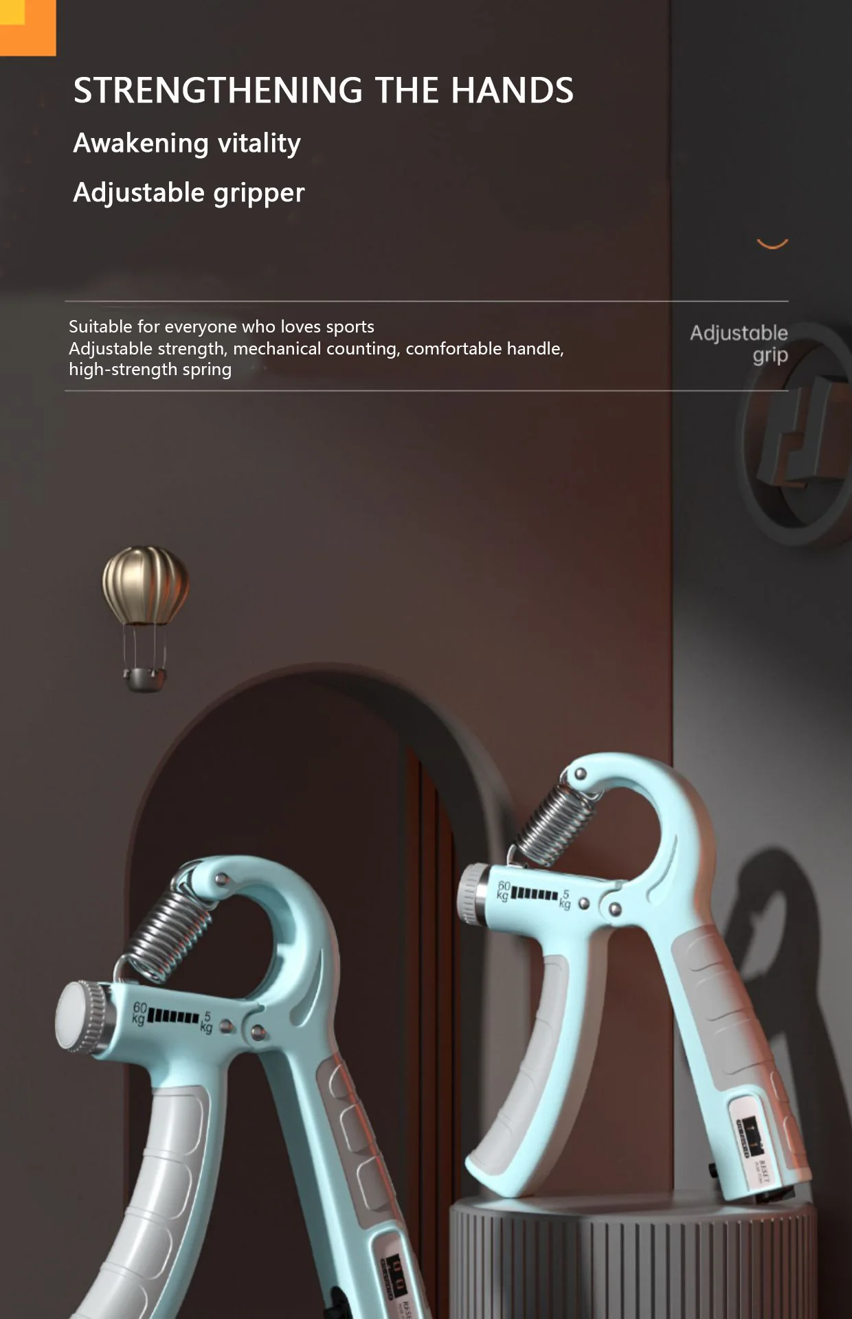 Procircle Procircle Hand Grip Strengthener - Adjustable Resistance