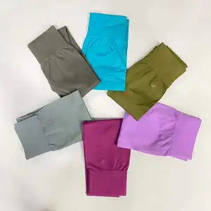 Wholesale New StylesTummy Control Seamless Leggings Women SEAMLESS BLOCK COLOUR LEGGINGS