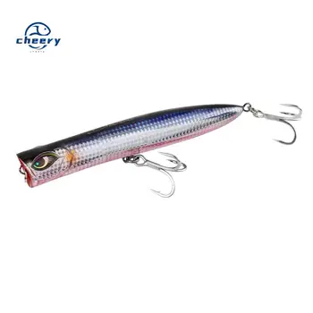 190mm 70g Saltwater Fishing Artificial Popper Bait Slim Lures Tuna Amberjack Kingfish Top Water Hard Lures – Popper – view 2