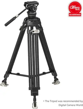 Small Rig AD-100 FreeBlazer Heavy-Duty Carbon Fiber Tripod Video Tripod With One-Step Locking System 3989 detail image