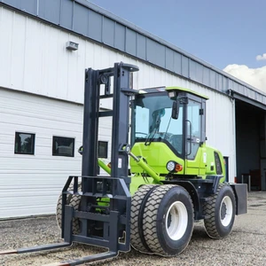 GMINT Chinese Engine High Power Diesel Forklift Capacity Articulated Rough Terrain Forklift for Rough Terrain