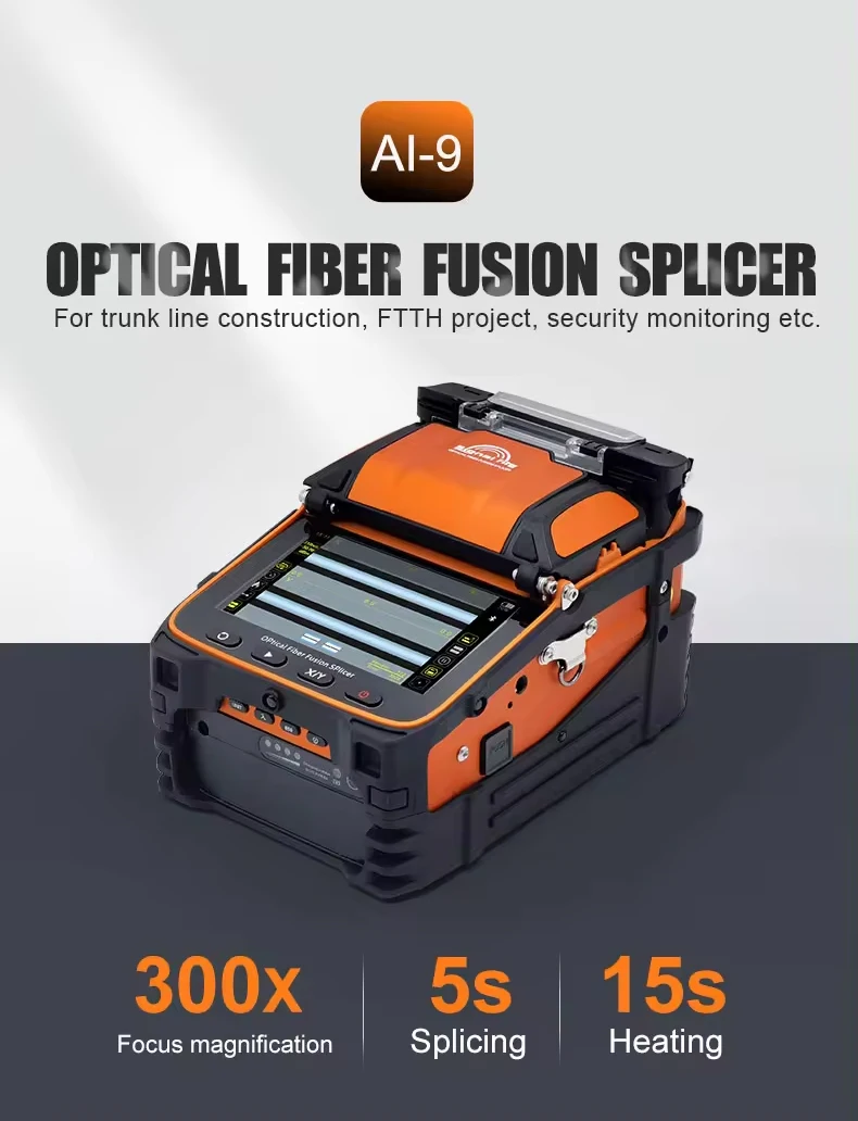 Ai-9 Fiber Optical Splicing Machine Signal ai 9 For Ftth Network Ai-9 ...