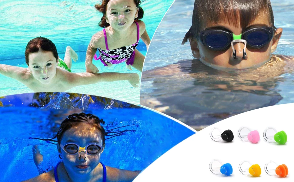 Wholesale Products From China Factory Silicone Nose Clips Waterproof Swimming Nose for Adults Kids, Nose Protector