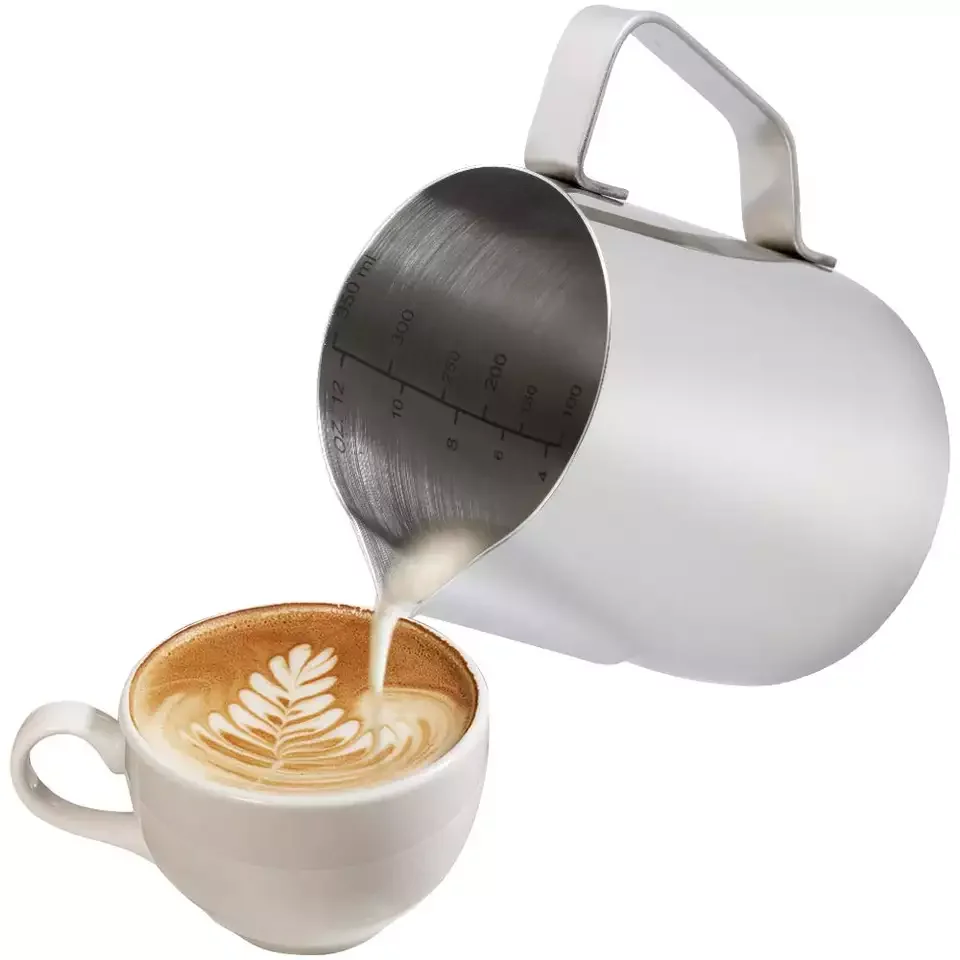 Hot Sale Frothing Pitcher Stainless Steel Milk Cup Pitcher Latte Art