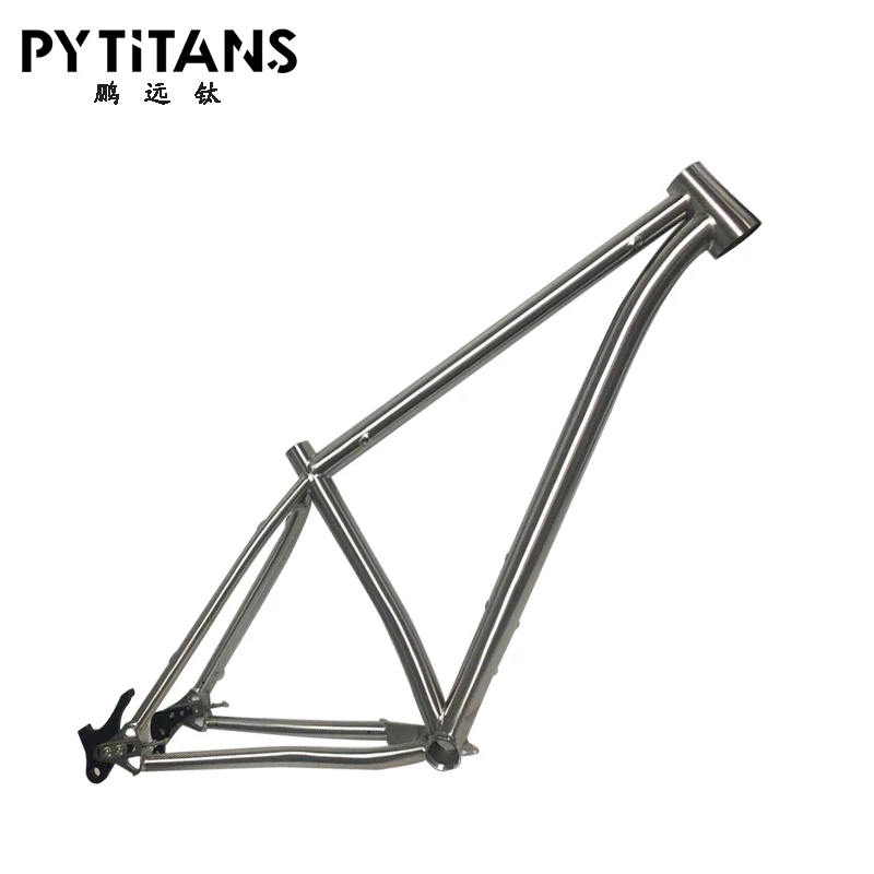 PYTITANS Titanium Bicycle Frame Parts Frame Tire Wheel Thread BSA  17