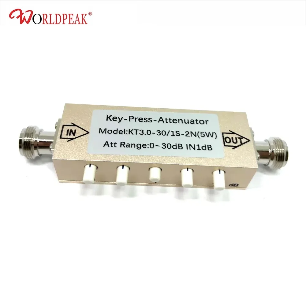 N Type Rf Adjustable Signal Attenuator 030db 60db 90db Key Press