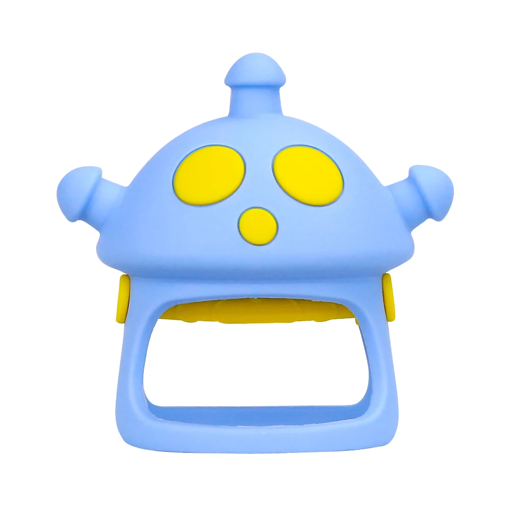 Лидер продаж Amazon силиконовый милый Прорезыватель в форме гриба Мягкая зубная шлифовальная машина игрушки для детей прорезывания