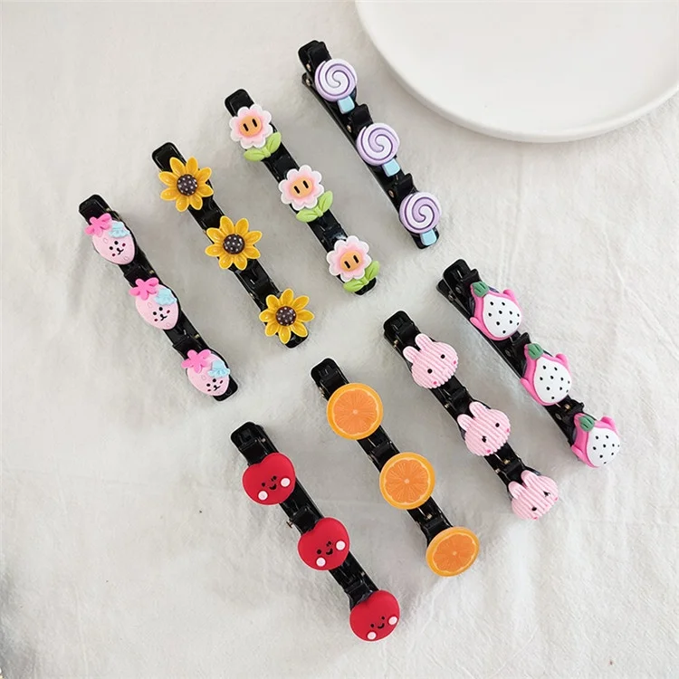 Yiyi Korean Style Hot Sale Candy Colors Children Hair Clips Mix Designs  Plastic Flower Braided Hair Clips For Kids - Buy Braided Hair Clips For  Kids,Girl Hair Clip,Flower Hair Clip Product on