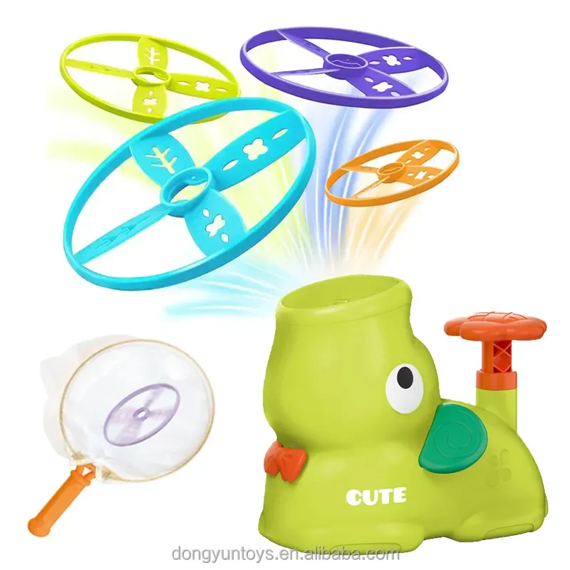 Cast Net Flying Disc Children's Outdoor Flying Saucer Toy Bamboo Dragonfly and Elephant ...