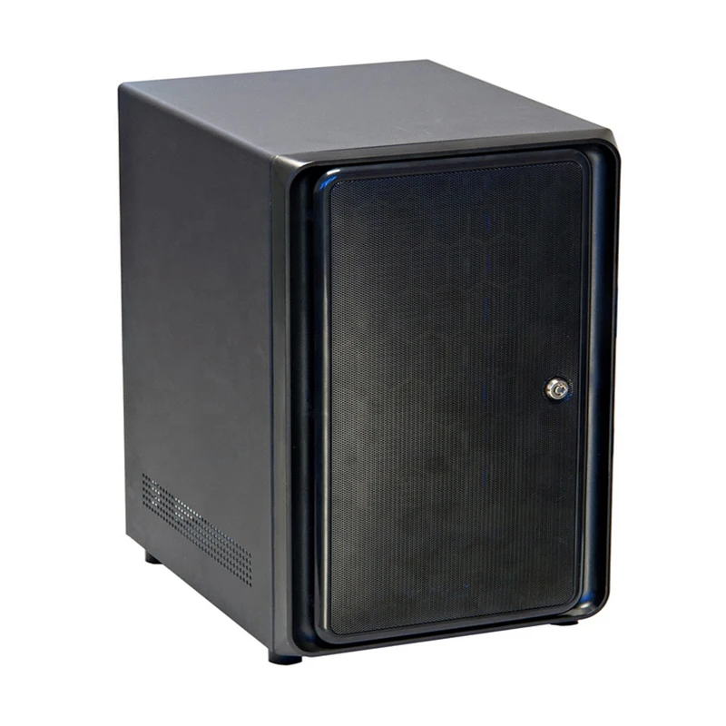 NAS Storage Server case Portable Mini Itx 8 Bay Hot Swap Server Chassis for Cloud Storage