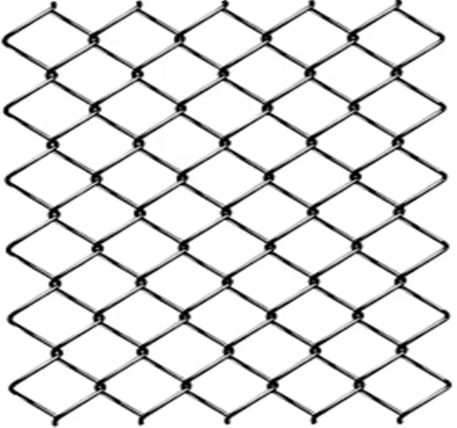 Green Chain Link Fence Wire Mesh Galvanized Chain Link Fence