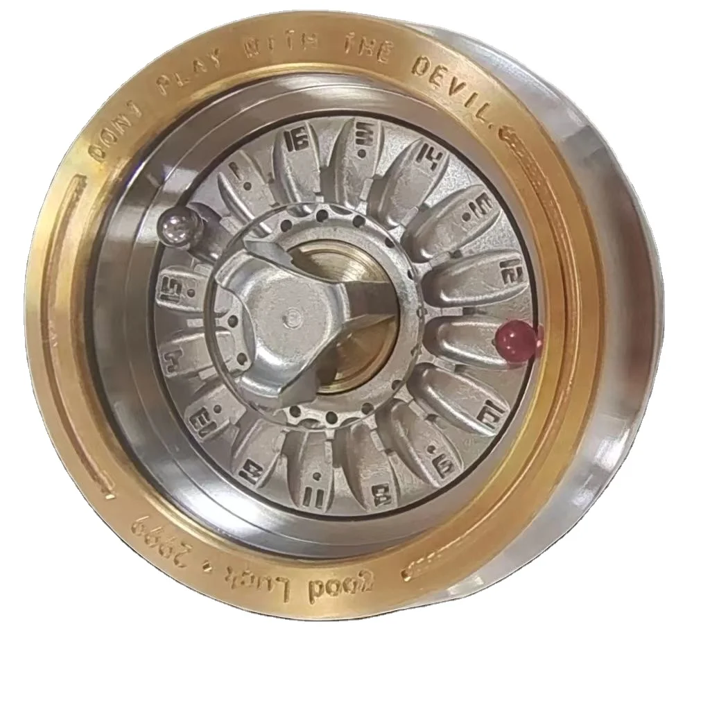 新品 フィジェットトイ EDC ルーレット リング 銃型 GAO スピナー 金属 ラッキー ミニ EDC 大人用フィジェットスピナー ステンレス製