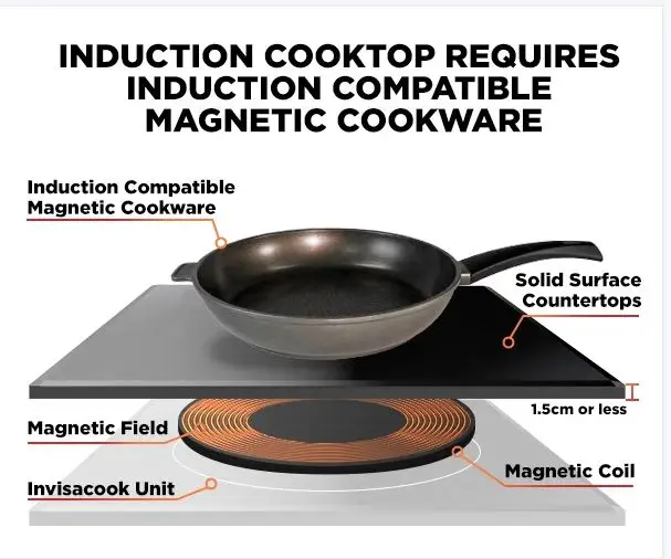 Tansuo Hidden Invisible Induction Hob Cooktop Cook Top Induction Cooker For Under Granite And