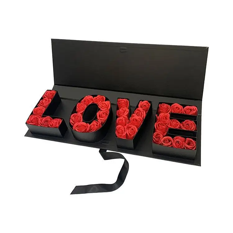 Love Packaging Box Rounded Tondo Fillable Chocolate Sweet Packaging - I Love You Shaped Gift Box
