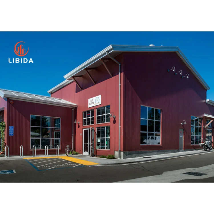 Fast Assembled Two Story Steel Structure Warehouse