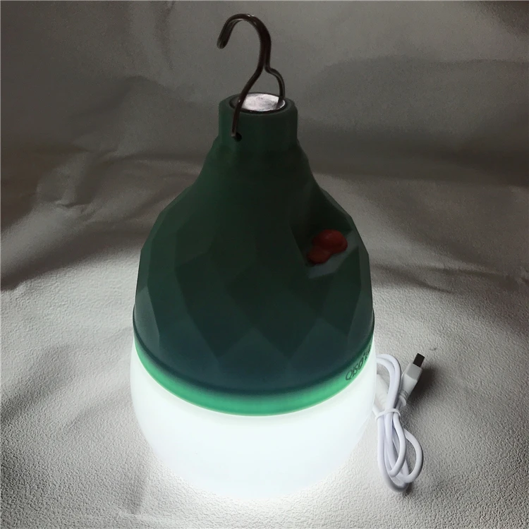 50W Portable Outdoor LED Light Bulbs Camping Hiking BBQ Outage Emergency USB Rechargeable Bulb