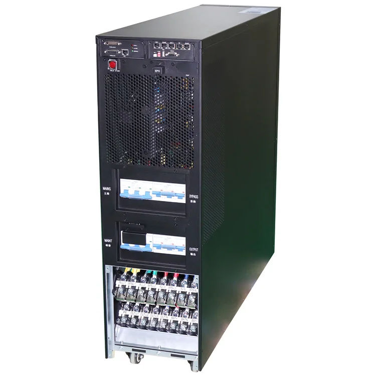Double Conversion Pure Sine Wave Online UPS 380 v 400V 415V 10 Kva 20KVA 30KVA 40KVA UPS With Internal Batteries