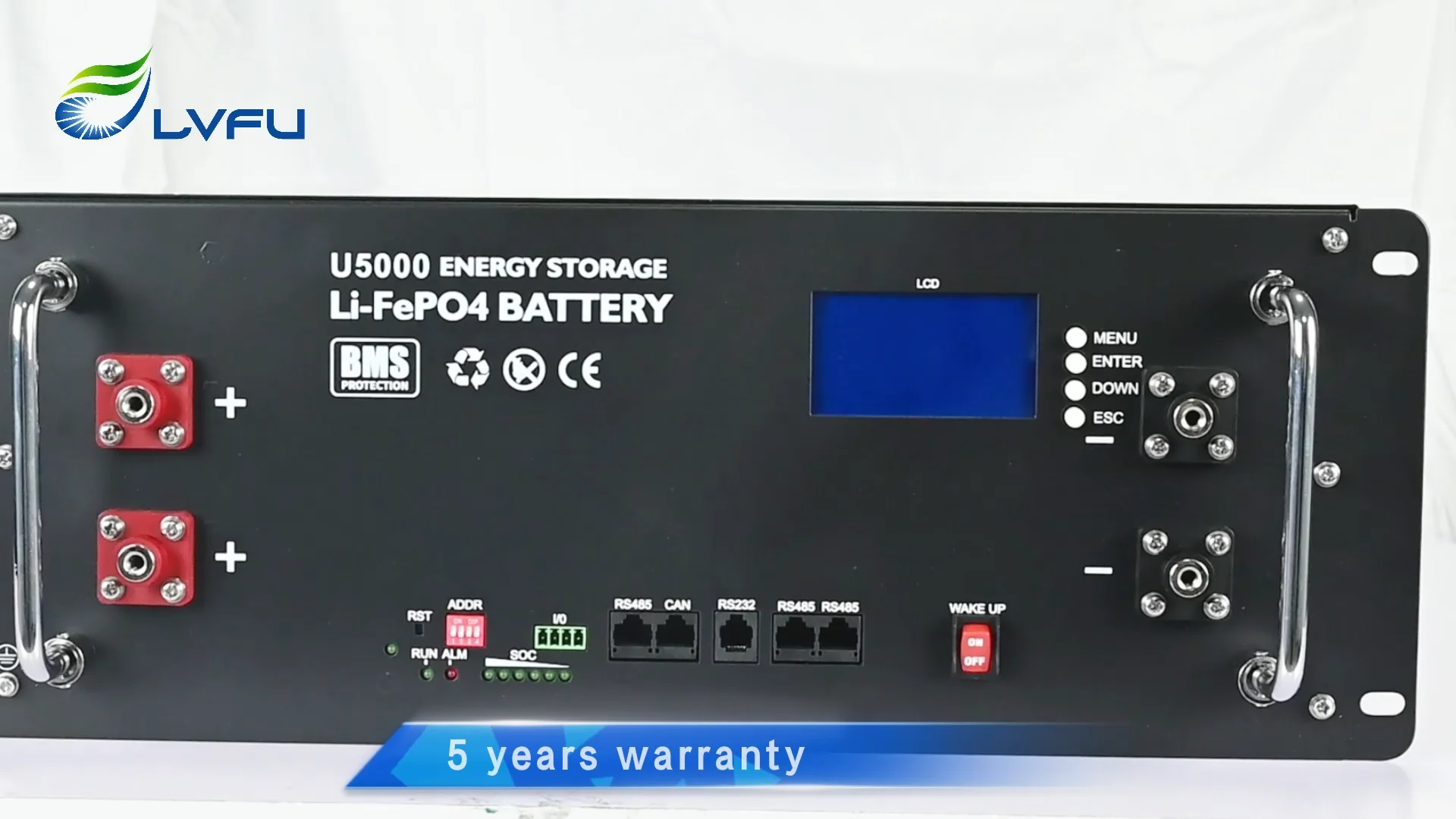 Rack Mount 48v Lifepo4 Battery Pack 5kw 10kw 15kwh 24v 48v 100ah 200ah ...