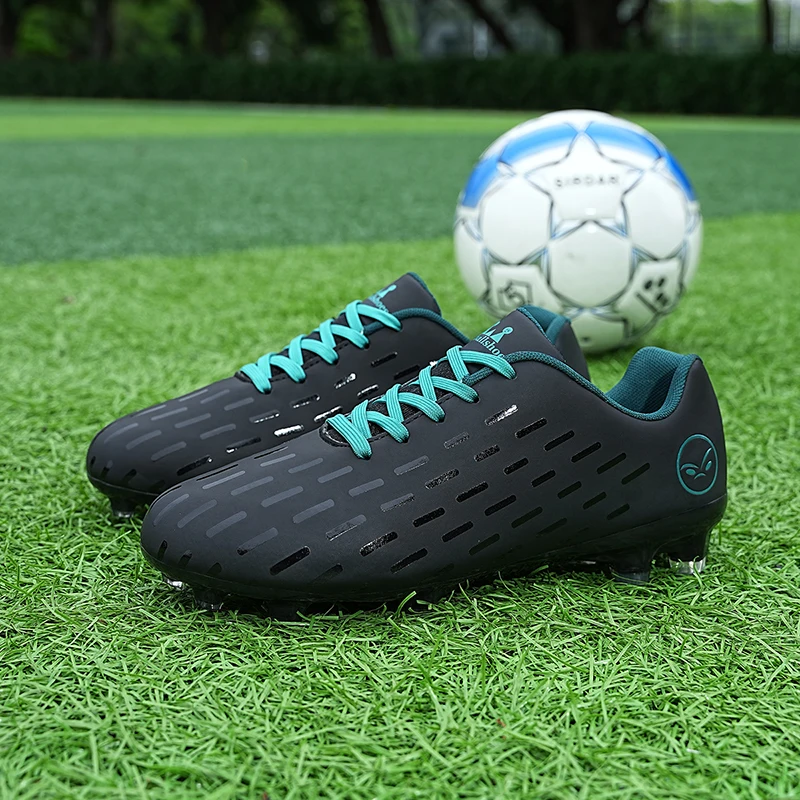 Scarpe Allenamento Calcio Scarpe Calcio Bambini DimaiGlobal - Tacchetti Bassi Per Futsal E Allenamento Velcro Facile - 4